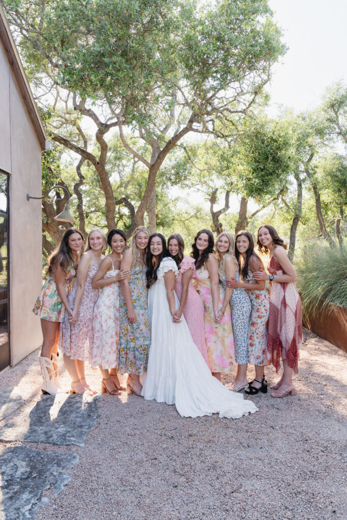 candid moments, edgerly photography, garden party aesthetic, bridesmaids